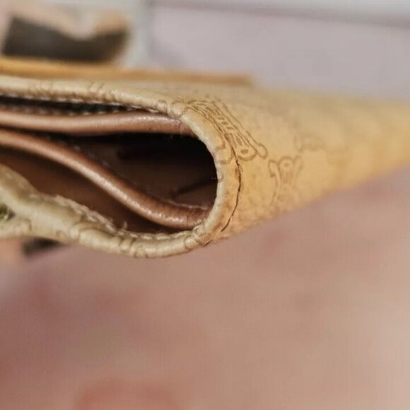 Celine Macadam Logo NeutralVintage Trifold Wallet - Picture 3 of 10